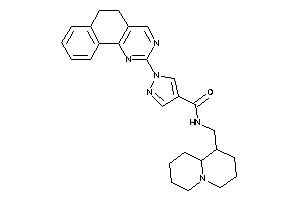 Image of 1-(5,6-dihydrobenzo[h]quinazolin-2-yl)-N-(quinolizidin-1-ylmethyl)pyrazole-4-carboxamide