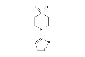 Image of 4-(1H-pyrazol-5-yl)-1,4-thiazinane 1,1-dioxide