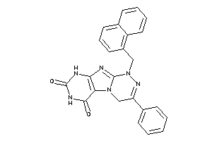 1-(1-naphthylmethyl)-3-phenyl-4,9-dihydropurino[8,7-c][1,2,4]triazine-6,8-quinone