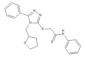 N-phenyl-2-[[5-phenyl-4-(tetrahydrofurfuryl)-1,2,4-triazol-3-yl]thio]acetamide