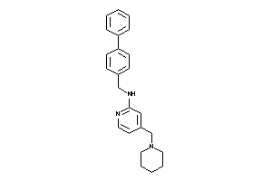 Image of (4-phenylbenzyl)-[4-(piperidinomethyl)-2-pyridyl]amine
