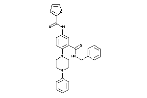 N-[3-(benzylcarbamoyl)-4-(4-phenylpiperazino)phenyl]thiophene-2-carboxamide