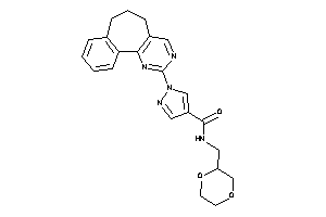 N-(1,4-dioxan-2-ylmethyl)-1-BLAHyl-pyrazole-4-carboxamide