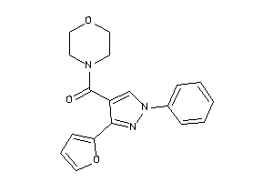 [3-(2-furyl)-1-phenyl-pyrazol-4-yl]-morpholino-methanone