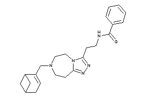N-[2-[7-(4-bicyclo[3.1.1]hept-3-enylmethyl)-5,6,8,9-tetrahydro-[1,2,4]triazolo[3,4-g][1,4]diazepin-3-yl]ethyl]benzamide