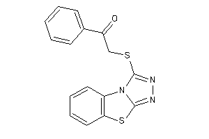 1-phenyl-2-([1,2,4]triazolo[3,4-b][1,3]benzothiazol-1-ylthio)ethanone