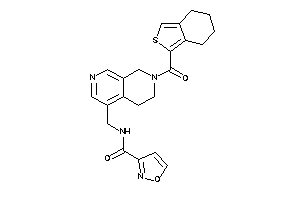 Image of N-[[7-(4,5,6,7-tetrahydroisobenzothiophene-1-carbonyl)-6,8-dihydro-5H-2,7-naphthyridin-4-yl]methyl]isoxazole-3-carboxamide