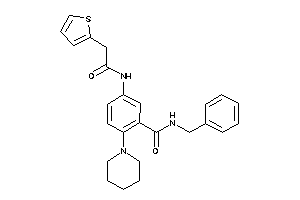 N-benzyl-2-piperidino-5-[[2-(2-thienyl)acetyl]amino]benzamide