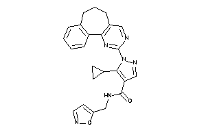 5-cyclopropyl-N-(isoxazol-5-ylmethyl)-1-BLAHyl-pyrazole-4-carboxamide