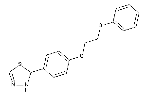 2-[4-(2-phenoxyethoxy)phenyl]-2,3-dihydro-1,3,4-thiadiazole