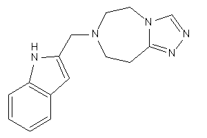 7-(1H-indol-2-ylmethyl)-5,6,8,9-tetrahydro-[1,2,4]triazolo[3,4-g][1,4]diazepine