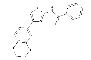 N-[4-(2,3-dihydro-1,4-benzodioxin-6-yl)thiazol-2-yl]benzamide