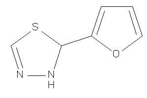 Image of 2-(2-furyl)-2,3-dihydro-1,3,4-thiadiazole