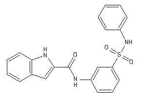 N-[3-(phenylsulfamoyl)phenyl]-1H-indole-2-carboxamide