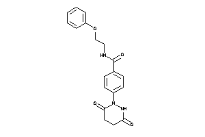 Image of 4-(3,6-diketohexahydropyridazin-1-yl)-N-(2-phenoxyethyl)benzamide