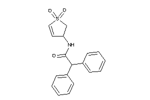 N-(1,1-diketo-2,3-dihydrothiophen-3-yl)-2,2-diphenyl-acetamide