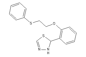 Image of 2-[2-[2-(phenylthio)ethoxy]phenyl]-2,3-dihydro-1,3,4-thiadiazole
