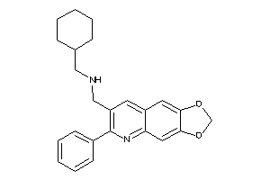 Image of Cyclohexylmethyl-[(6-phenyl-[1,3]dioxolo[4,5-g]quinolin-7-yl)methyl]amine