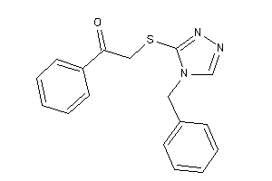 Image of 2-[(4-benzyl-1,2,4-triazol-3-yl)thio]-1-phenyl-ethanone