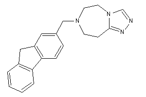 7-(9H-fluoren-2-ylmethyl)-5,6,8,9-tetrahydro-[1,2,4]triazolo[3,4-g][1,4]diazepine