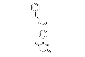 4-(3,6-diketohexahydropyridazin-1-yl)-N-phenethyl-benzamide