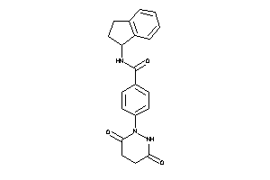 4-(3,6-diketohexahydropyridazin-1-yl)-N-indan-1-yl-benzamide