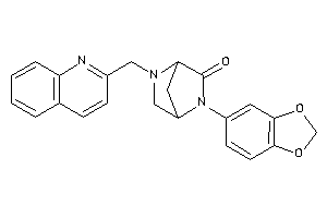 Image of 5-(1,3-benzodioxol-5-yl)-2-(2-quinolylmethyl)-2,5-diazabicyclo[2.2.1]heptan-6-one