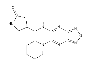 4-[[(5-piperidinofurazano[3,4-b]pyrazin-6-yl)amino]methyl]-2-pyrrolidone