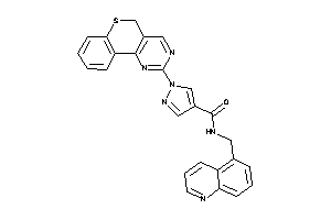 N-(5-quinolylmethyl)-1-(5H-thiochromeno[4,3-d]pyrimidin-2-yl)pyrazole-4-carboxamide
