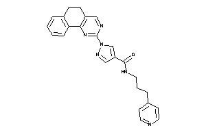 1-(5,6-dihydrobenzo[h]quinazolin-2-yl)-N-[3-(4-pyridyl)propyl]pyrazole-4-carboxamide