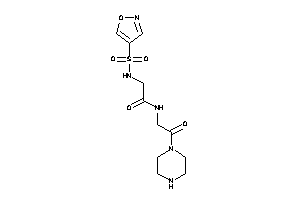 2-(isoxazol-4-ylsulfonylamino)-N-(2-keto-2-piperazino-ethyl)acetamide