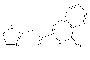 1-keto-N-(2-thiazolin-2-yl)isothiochromene-3-carboxamide