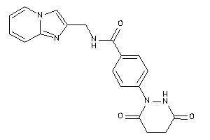 Image of 4-(3,6-diketohexahydropyridazin-1-yl)-N-(imidazo[1,2-a]pyridin-2-ylmethyl)benzamide