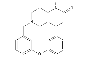 Image of 6-(3-phenoxybenzyl)-1,3,4,4a,5,7,8,8a-octahydro-1,6-naphthyridin-2-one