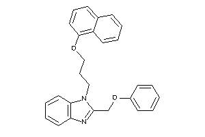 1-[3-(1-naphthoxy)propyl]-2-(phenoxymethyl)benzimidazole