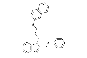 1-[3-(2-naphthoxy)propyl]-2-(phenoxymethyl)benzimidazole