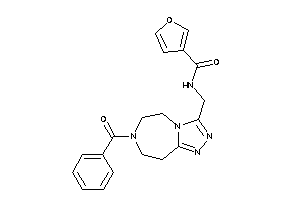 N-[(7-benzoyl-5,6,8,9-tetrahydro-[1,2,4]triazolo[3,4-g][1,4]diazepin-3-yl)methyl]-3-furamide