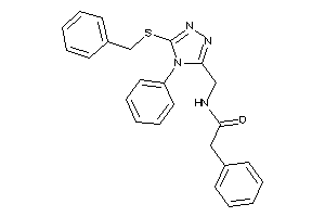 N-[[5-(benzylthio)-4-phenyl-1,2,4-triazol-3-yl]methyl]-2-phenyl-acetamide