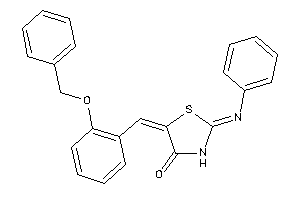 Image of 5-(2-benzoxybenzylidene)-2-phenylimino-thiazolidin-4-one