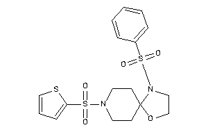 4-besyl-8-(2-thienylsulfonyl)-1-oxa-4,8-diazaspiro[4.5]decane