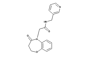 2-(4-keto-2,3-dihydro-1,5-benzoxazepin-5-yl)-N-(3-pyridylmethyl)acetamide