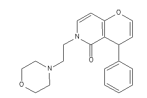6-(2-morpholinoethyl)-4-phenyl-4H-pyrano[3,2-c]pyridin-5-one