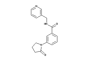 Image of 3-(2-ketopyrrolidino)-N-(3-pyridylmethyl)benzamide