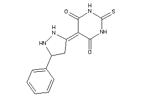 Image of 5-(5-phenylpyrazolidin-3-ylidene)-2-thioxo-hexahydropyrimidine-4,6-quinone