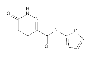 N-isoxazol-5-yl-6-keto-4,5-dihydro-1H-pyridazine-3-carboxamide