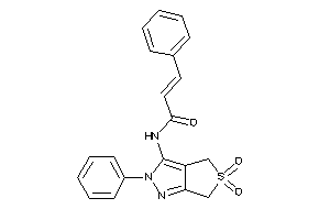 Image of N-(5,5-diketo-2-phenyl-4,6-dihydrothieno[3,4-c]pyrazol-3-yl)-3-phenyl-acrylamide
