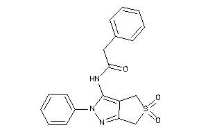 Image of N-(5,5-diketo-2-phenyl-4,6-dihydrothieno[3,4-c]pyrazol-3-yl)-2-phenyl-acetamide