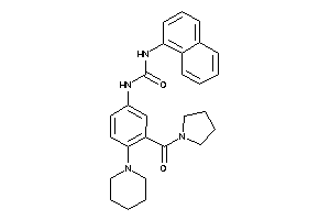 1-(1-naphthyl)-3-[4-piperidino-3-(pyrrolidine-1-carbonyl)phenyl]urea