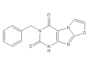 2-benzyl-4H-purino[8,7-b]oxazole-1,3-quinone