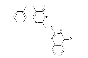 Image of 2-[[(4-keto-3H-quinazolin-2-yl)thio]methyl]-5,6-dihydro-3H-benzo[h]quinazolin-4-one